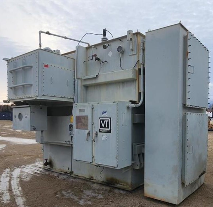 12000/22400 KVA 125000 Delta Primary, 14000GDRY/8083 Secondary, Virginia Transformer - Image 2