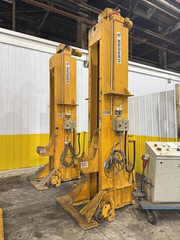 60 Ton, Neuero/Railquip #3275, mobile jack lift set, (4) 15 Ton jacks, 102" lift, 1999 - Image 5