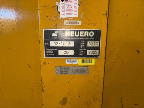 80 Ton, Neuero/Railquip #3277, mobile jack lift set, (4) 20 Ton jacks, 78" lift, 63" travel, 2002 - Image 3