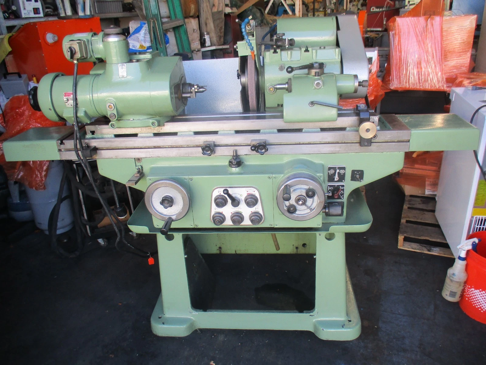 8" x 16" Tschudin #HTG-400, plain cylindrical grinder, precision outside dimension grinder - Image 1