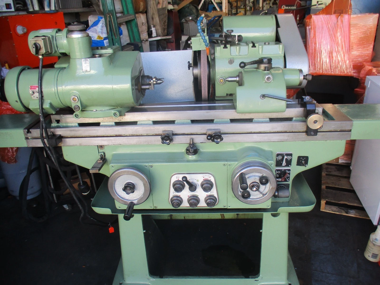 8" x 16" Tschudin #HTG-400, plain cylindrical grinder, precision outside dimension grinder - Image 2