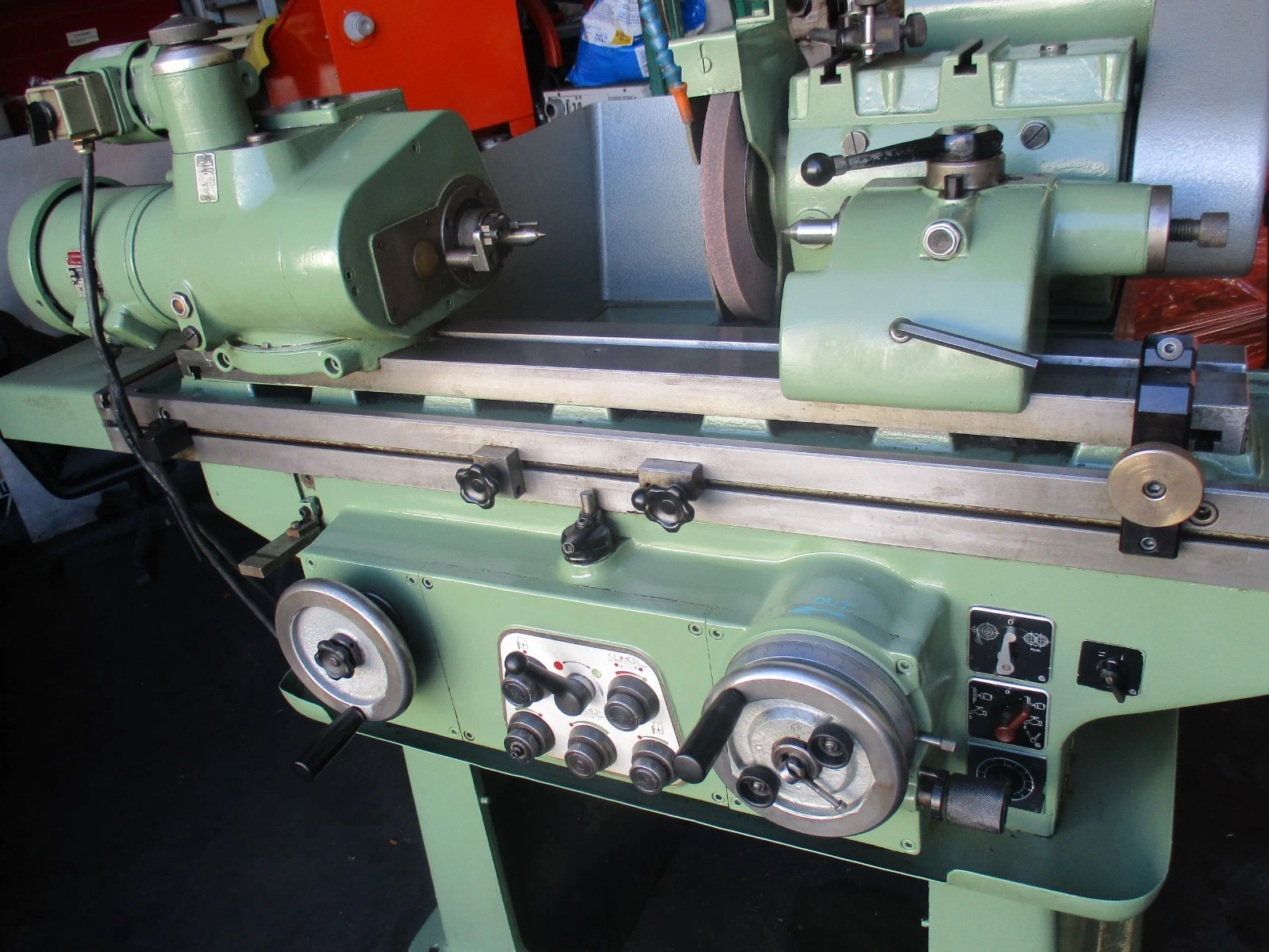 8" x 16" Tschudin #HTG-400, plain cylindrical grinder, precision outside dimension grinder - Image 3