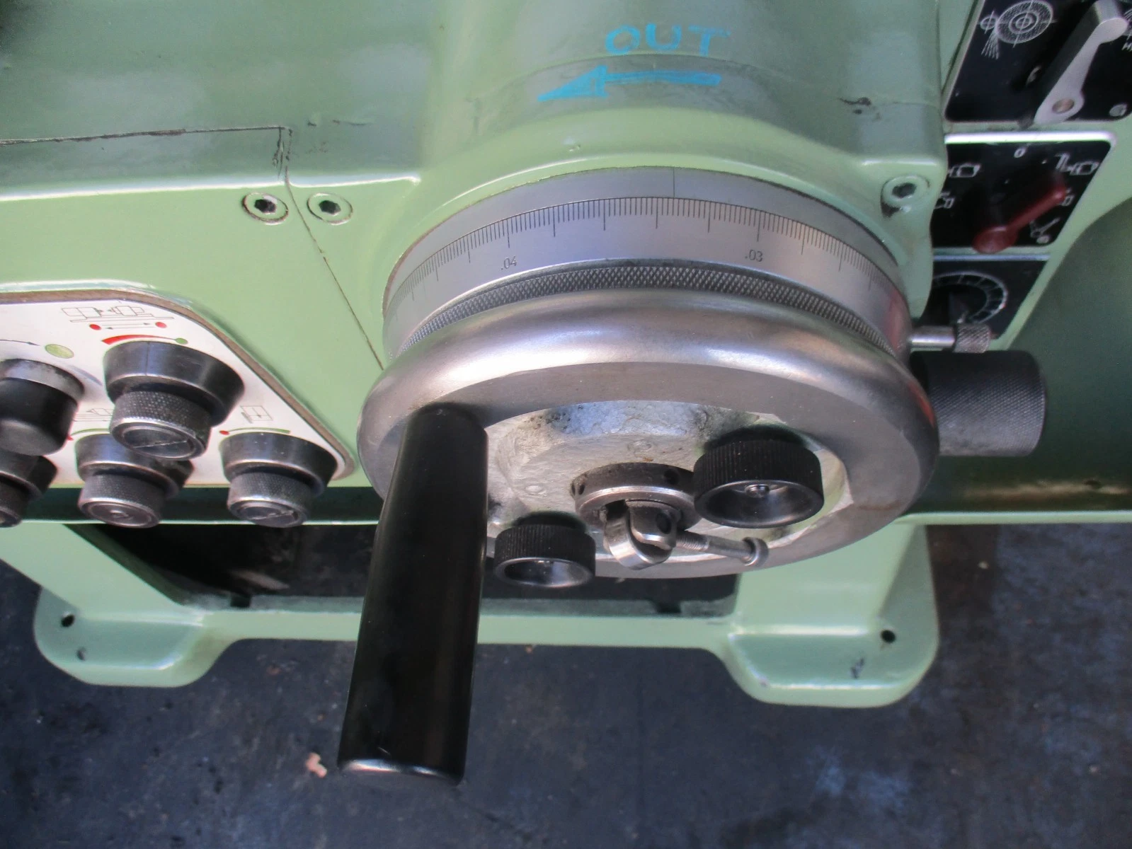 8" x 16" Tschudin #HTG-400, plain cylindrical grinder, precision outside dimension grinder - Image 4
