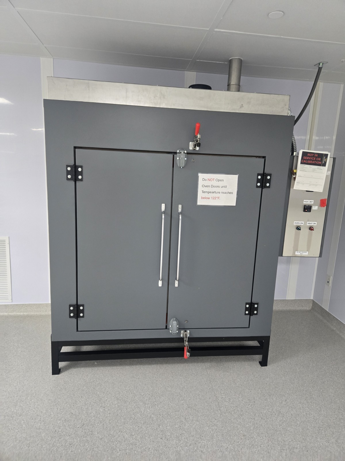 48" width x 48" H x 24" D JPW #ST424TULF480, batch oven, 500&deg;F, stainless racks, 2022, new - Image 1