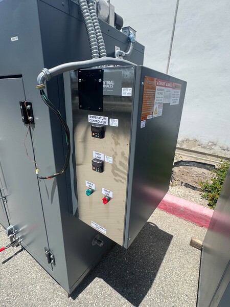 48" width x 48" H x 24" D JPW #ST424TULF480, batch oven, 500&deg;F, stainless racks, 2022, new - Image 7