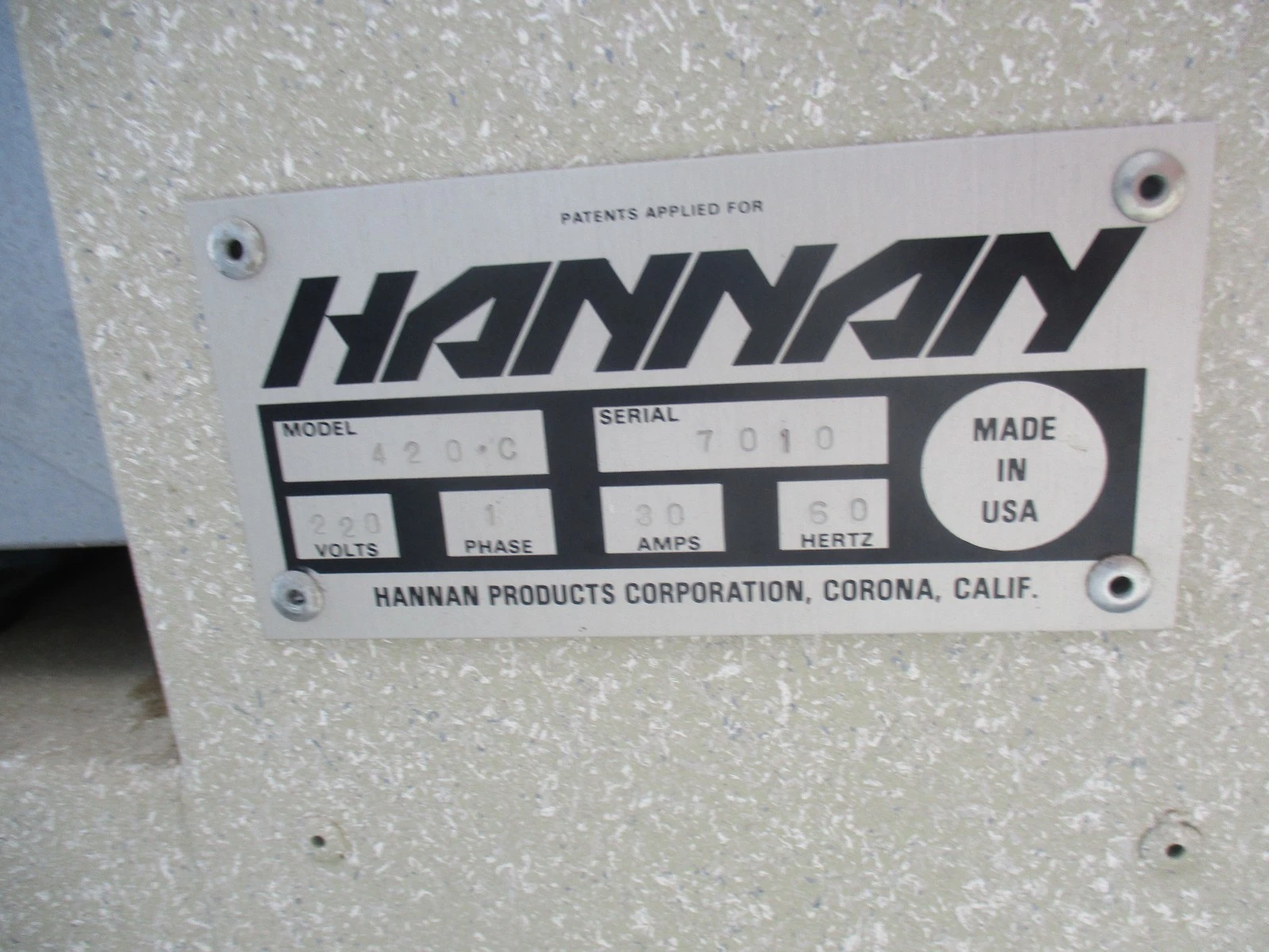 Hannan #320-C, skin packaging vacuum shrink wrapper - Image 3