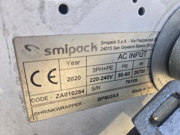 Smipack #BP802AS, Monoblock automatic shrink wrapper - Image 6