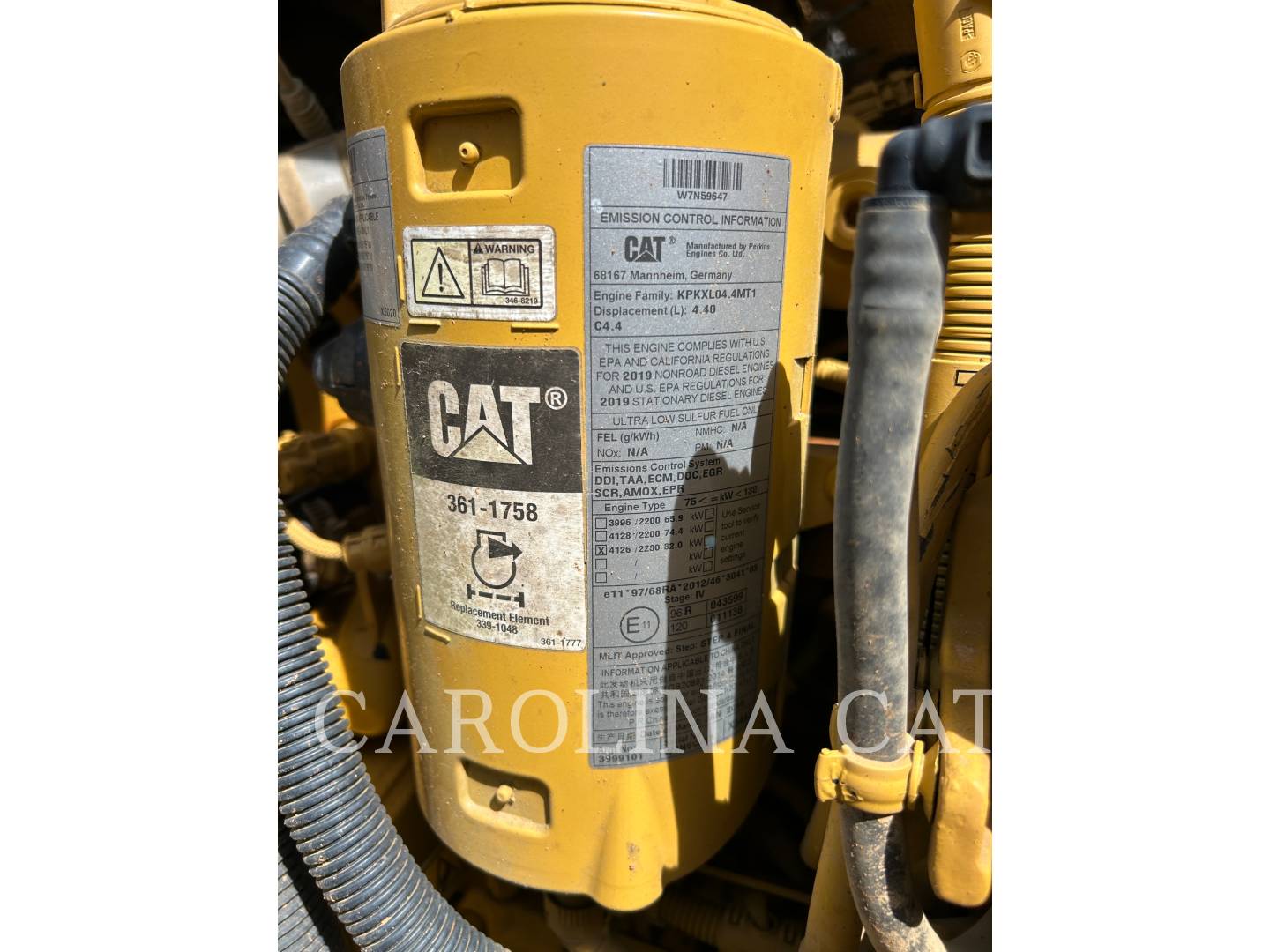 Cat D5K2 XL Cleaver-Brooks, 971 hours, S/N: KW207408, 2019 - Image 8