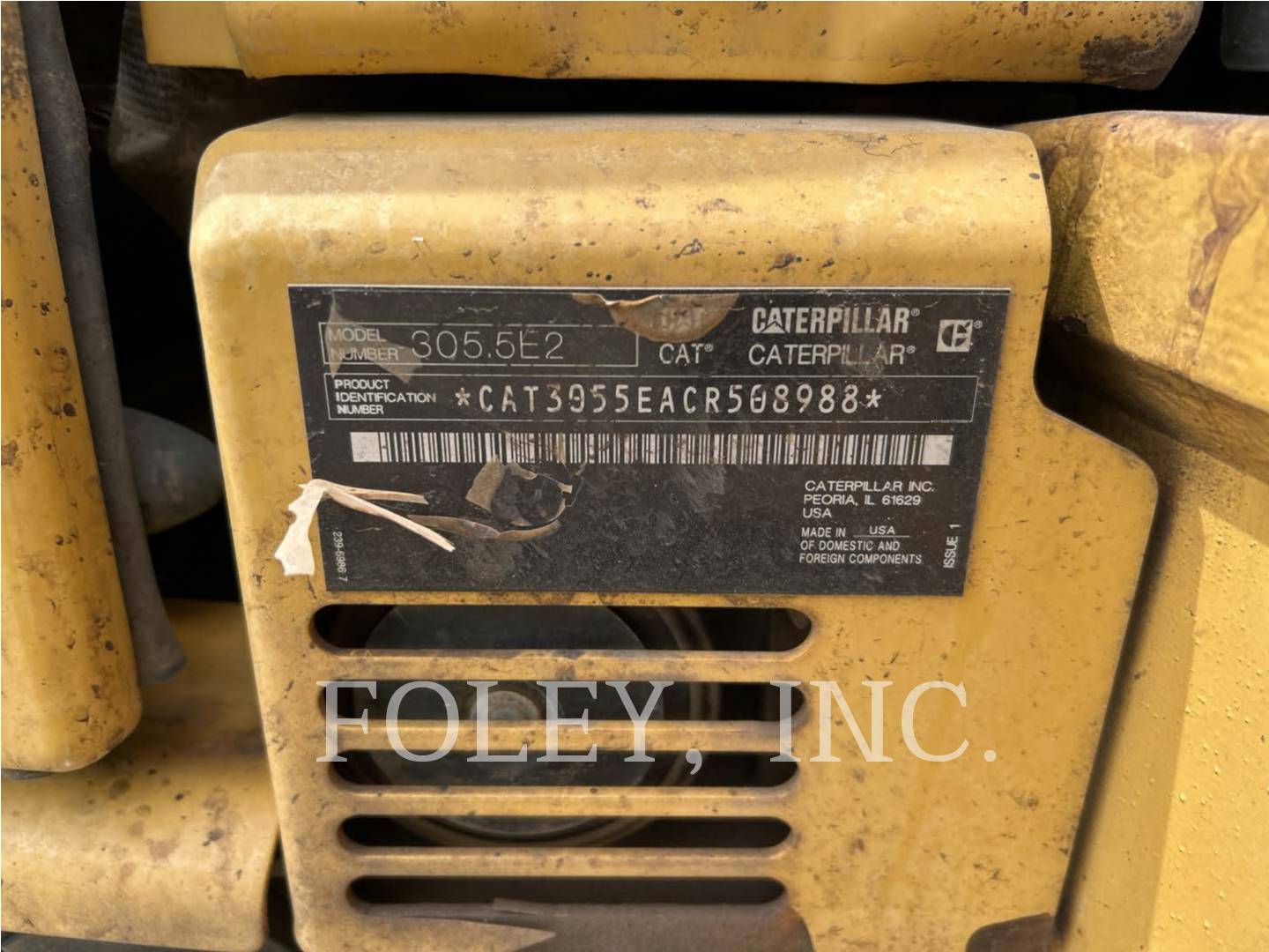 Caterpillar 305.5E2CR, 2270 hours, S/N: CR508988, 2020 - Image 6