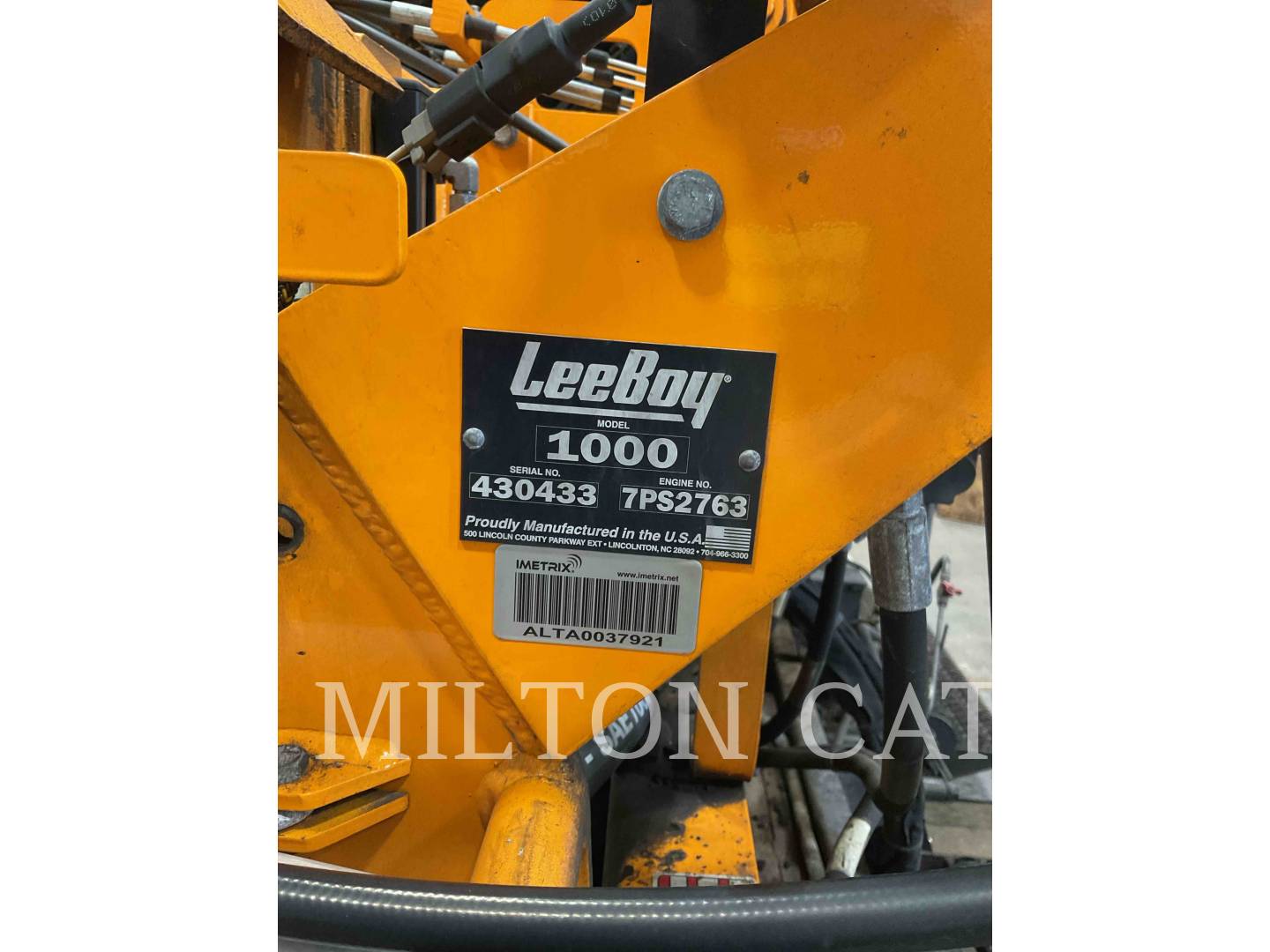 Lee-Boy 1000, Asphalt Paver, 383 hours, S/N: 430433, 2023 - Image 6