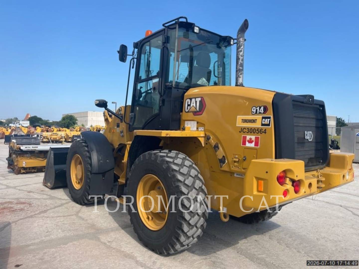 Cat 914-14, Wheel Loader, 893 hours, S/N: JC300564, 2021 - Image 4