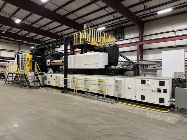 3300 Ton, 1029 oz., Borche #BU3300-V, injection molding machine with Yaskawa robot, Keba Control, 2024 - Image 1