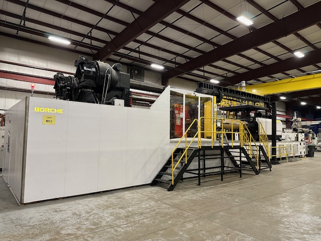 3300 Ton, 1029 oz., Borche #BU3300-V, injection molding machine with Yaskawa robot, Keba Control, 2024 - Image 2