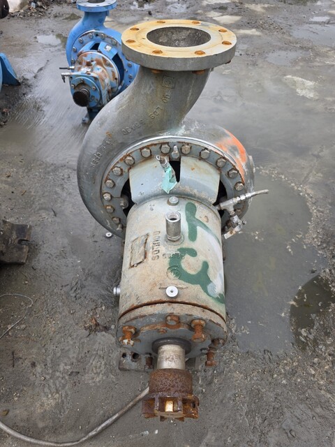 Goulds #3175, 6x8-15, ANSI Stainless Steel Centrifugal Process Pump, Bare Pump - Image 4