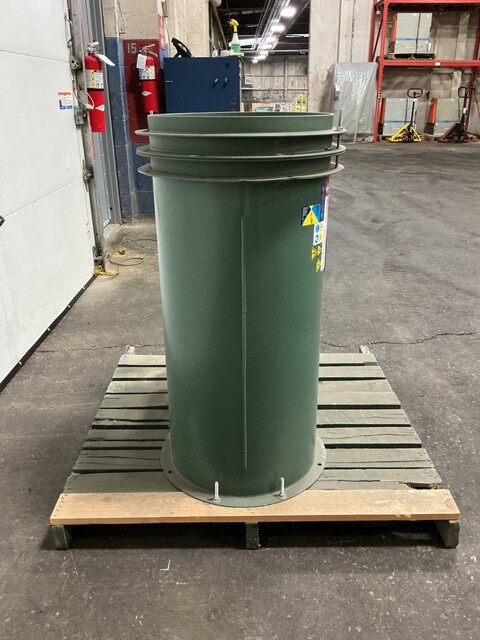 3000 cfm, New York Blower #ARR-9D, 16" tube axial fan, 2 HP, new - Image 9