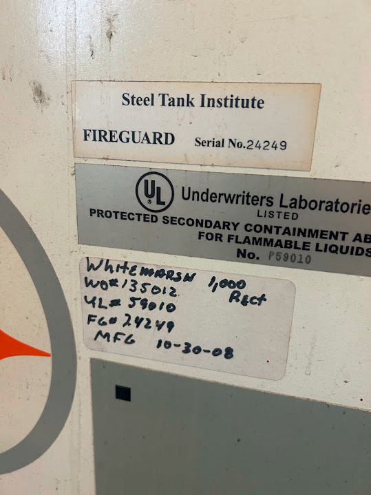 1000 gallon Diesel fuel Tank for feeding generators, double wall UL, Highland Tank Product line - Image 2