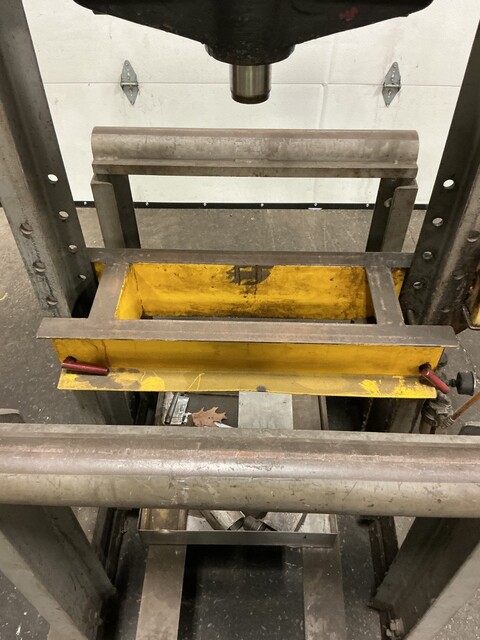 Hydraulic / pneumatic press with Power Team cylinder, 10000 psi - Image 6
