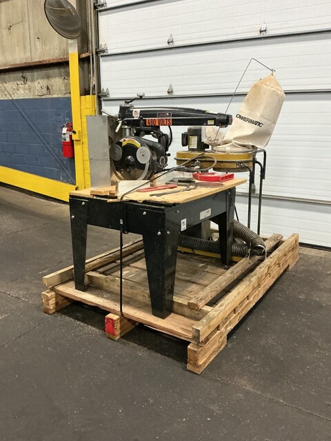 The Original Saw Co. #353101, radial arm saw with dust collector - Image 3