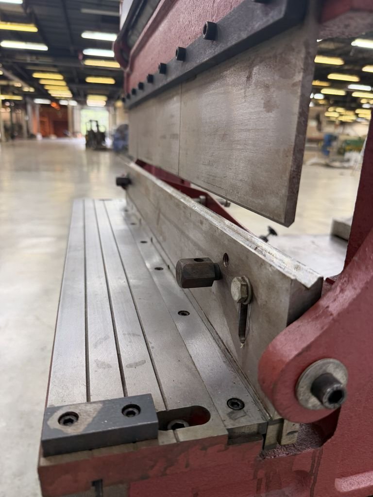 30" Central Machinery shear, press brake & slip roll, Dake #1 arbor press, Challenge Machinery Co. 36" x 48" - Image 8