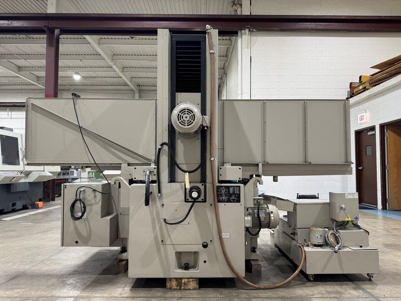 17.7" x 33.4" Okamoto #ACC84DX, 355mm wheel, 5 HP, automatic feeds, over wheel dresser, 2016 - Image 9