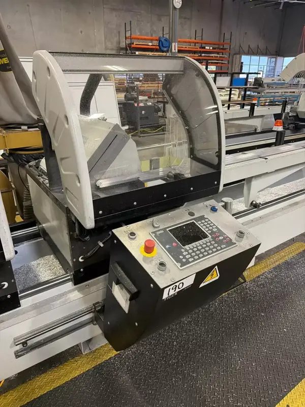 21.6" FOM Industries #Blitz-Alva-550-Theta, CNC double head miter saw, saw blade head with automatic - Image 3
