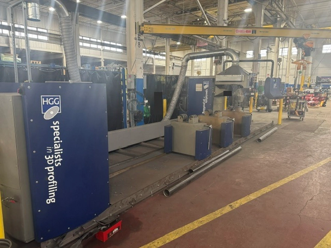 HGG #PC600, CNC Pipe Profile Cutting Machine, 2" - 24" O.D. capacity, 3 ton pipe weight, 20' pipe length - Image 3