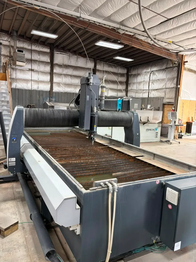 Omax #Optimax-60X, 5-Axis CNC Waterjet, 5.1' x 13' table, 40 HP, 60,000 psi, 350 IPM traverse, 600 lb. - Image 6