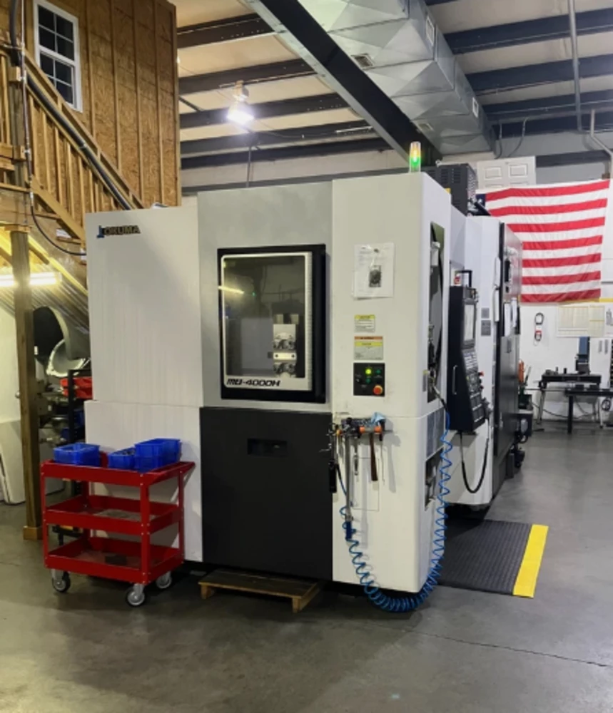 Okuma #MB-4000H, 4-Axis CNC Horizontal Machining Center, 24.6" X/Y/Z, 15.7" x 15.7" pallet, 15000 RPM, 60 - Image 1