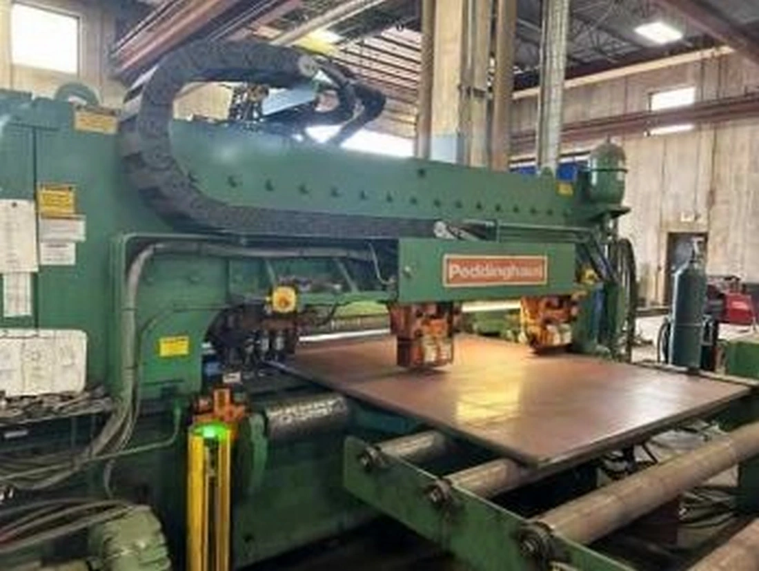177 Ton, Peddinghaus #FPB-1800, CNC Punch/Plasma Cutter, 1.75" max. punch hole, 1/4"-1" thickness, 6"-72" - Image 1
