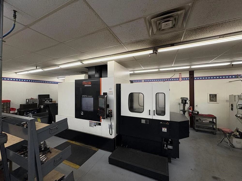 Mazak #VCN-530C, 4-Axis CNC Vertical Machining Center, 41.3" X, 20.8" Y, 20" Z, 30 HP, 12000 RPM, Cat 40, 30 - Image 1