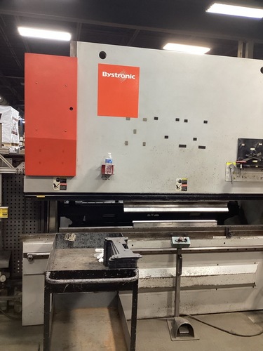 176 Ton, Bystronic #Xact-160, CNC press brake, 10' overall, 18.9" open, 8.66" stroke, 16.5" throat, 4-axis - Image 7