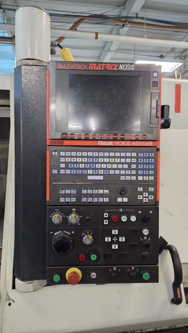 Mazak #QTN-450-II, CNC turning center, 33.2" swing, 7" bore, 6.5" bar, 48" turning length, 2000 RPM, 50 HP - Image 4
