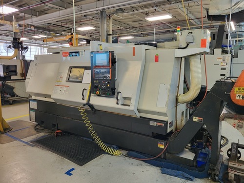 Mazak #QTN-450-II, CNC turning center, 33.2" swing, 7" bore, 6.5" bar, 48" turning length, 2000 RPM, 50 HP - Image 1
