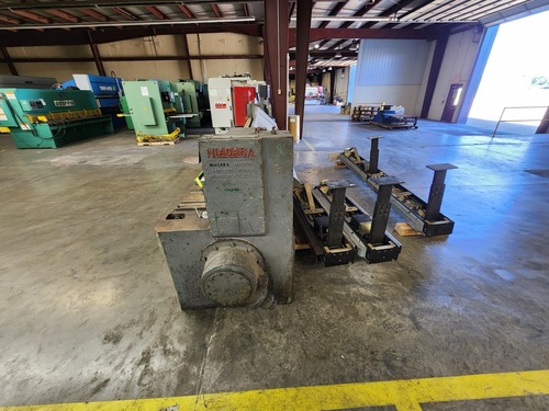 12 gauge x 12' Niagara #612, mechanical power squaring shear, CNC Back Gauge, 5 HP, 65 SPM, front sheet - Image 4