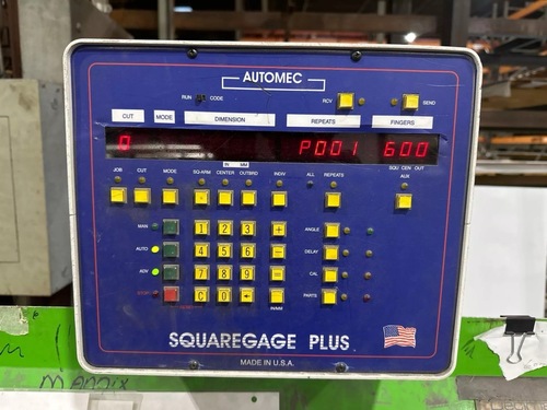 12 gauge x 12' Niagara #612, mechanical power squaring shear, CNC Back Gauge, 5 HP, 65 SPM, front sheet - Image 5