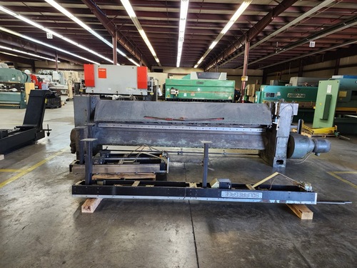 12 gauge x 12' Niagara #612, mechanical power squaring shear, CNC Back Gauge, 5 HP, 65 SPM, front sheet - Image 6