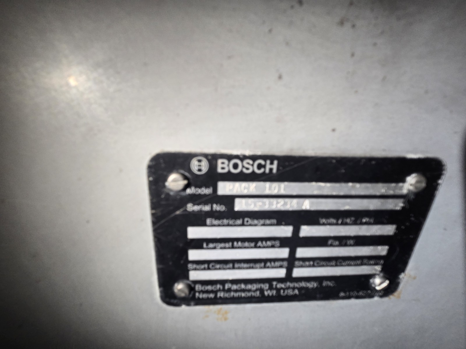 Bosch #Pack-101, horizontal flow wrapper - Image 2