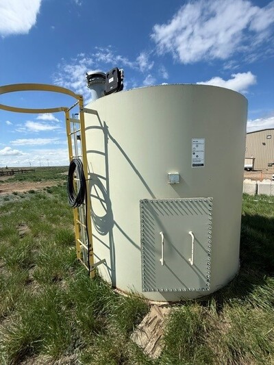 100 bbl Boomers, Pop Tank, 9' 6" diameter x 8' tall tank, 2010 - Image 2