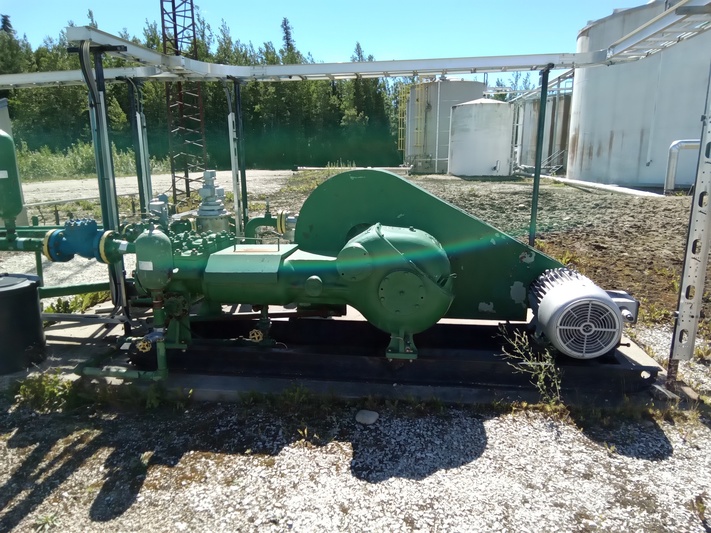 Wheatley, Duplex Pump, Canron motor, 1179 RPM - Image 2