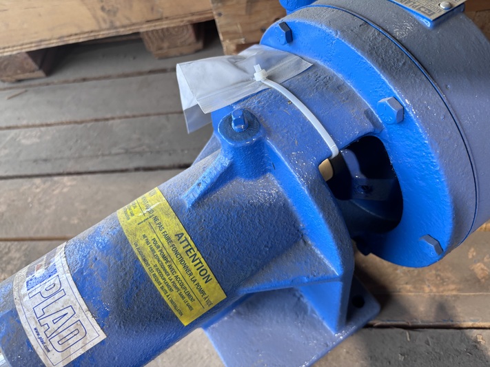 PLAD Equipment #BM-101208G-6ABF1-1, Single Stage Centrifugal Transfer Pump, 1.25" suction x 1" discharge - Image 2