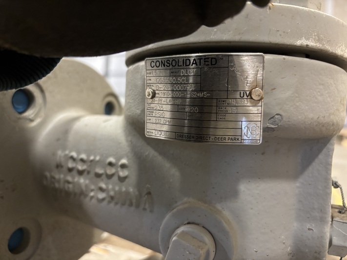 1.5" x 2.5" Consolidated #1910-00G-1-S2-MS-31-RF-LA-HP, Pressure Safety Valve, 232 GPM, 235 psig, 2024 - Image 4