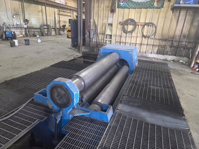 120" x 1" Birlik Durma #HSM-4, Plate Roll, 3/4" pre-bend, 40 HP, 16.5" diameter roll top/bottom, 13" diameter - Image 5