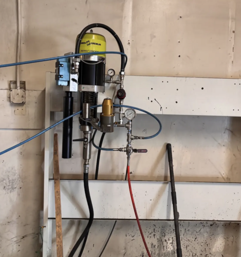 Superfici, Double chamber moulding Sprayer, 6 gun, 80-240 FPM, 16' x1'x3-1/8" max, 2024 - Image 4