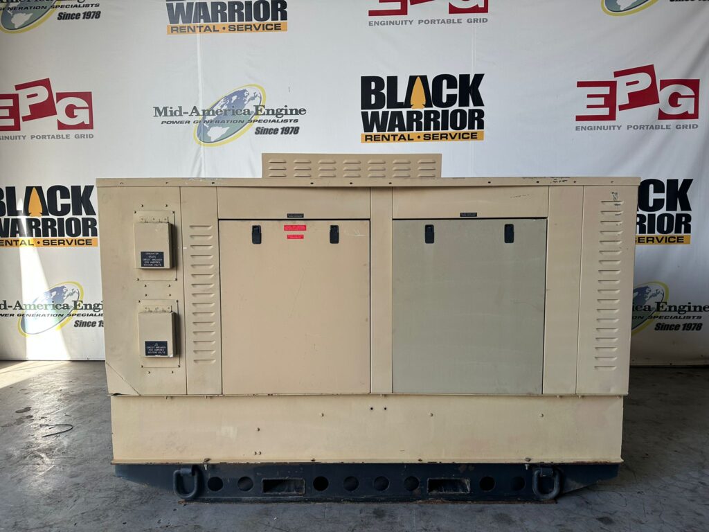 60 KW Caterpillar #C4.4, diesel generator set, weatherproof enclosure, 120/208 Volts, 506.8 hours (2 - Image 1