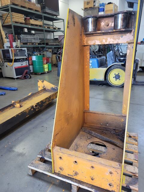 3 Ton, Abell-Howe, jib crane, 20' arm, 16' span, 10' under beam - Image 9