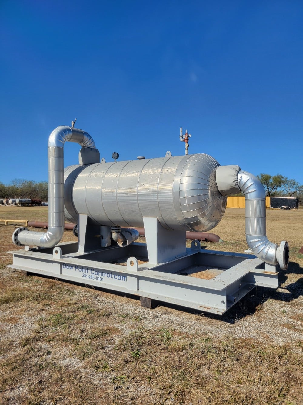 48" x 10' L Valerus, 1440 psi, horizontal 3-phase separator, 2012 - Image 1