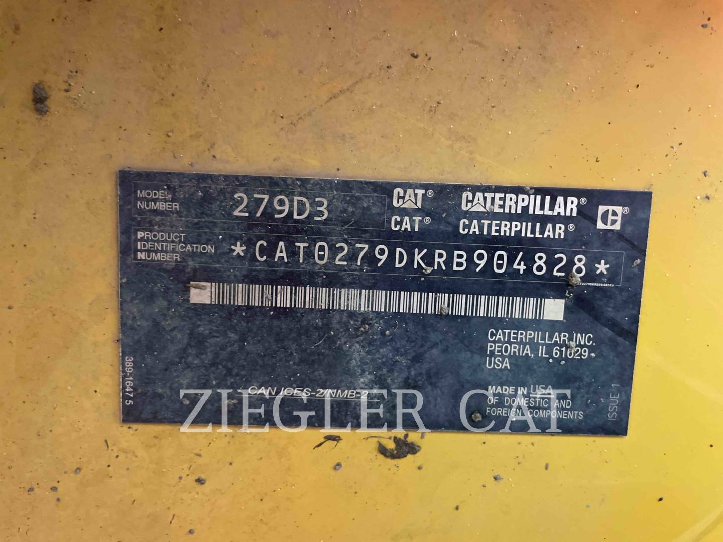 Caterpillar 279D3, 2579 hours, S/N: RB904828, 2022 - Image 6