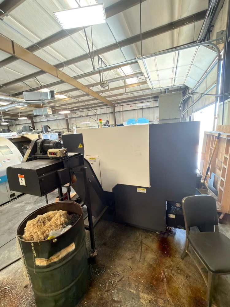 Okuma #Genos-L400, CNC Lathe, 20.4" swing, 15.3" turning diameter, 22" centers, 10" chuck, 2.6" bar, 3000 - Image 4