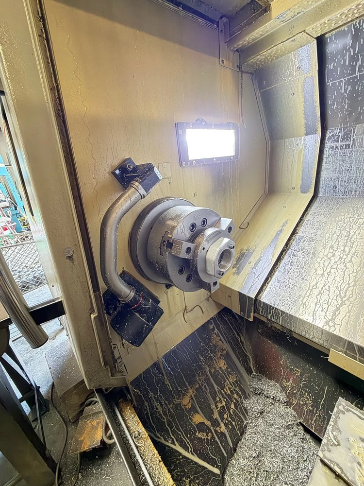 Okuma #Genos-L400, CNC Lathe, 20.4" swing, 15.3" turning diameter, 22" centers, 10" chuck, 2.6" bar, 3000 - Image 7
