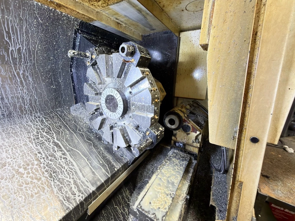 Okuma #Genos-L400, CNC Lathe, 20.4" swing, 15.3" turning diameter, 22" centers, 10" chuck, 2.6" bar, 3000 - Image 8